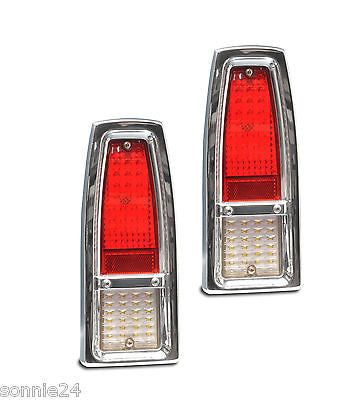 1966 1967 Nova Billet Tail Light Housings LED lights Eddie Motorsports ...