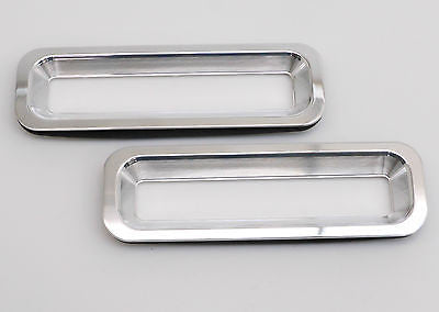 67 68 1967 1968 CAMARO RS BILLET TAIL LIGHT BEZELS POLISHED MADE IN U ...